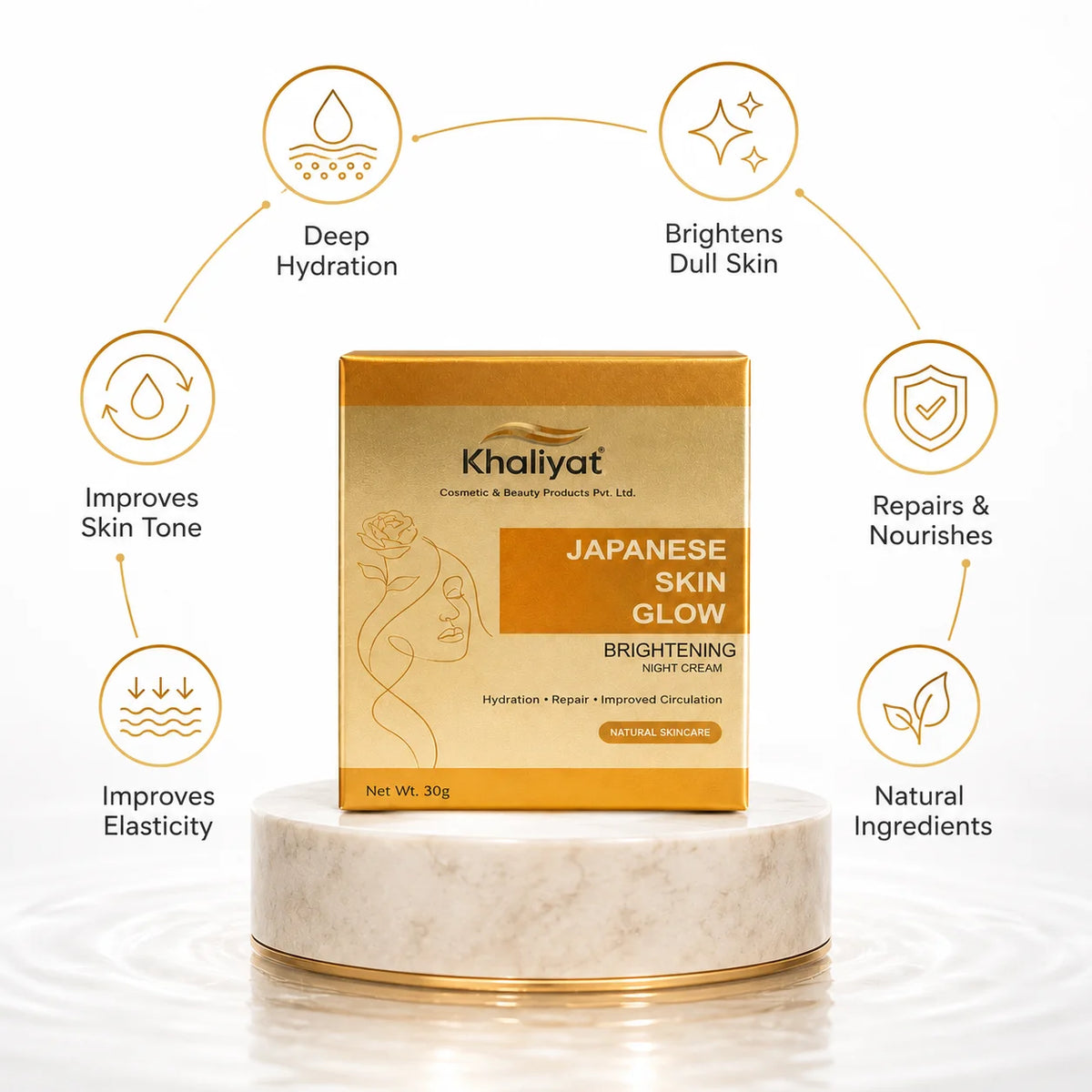 Khaliyat Japanese Skin Glow Cream