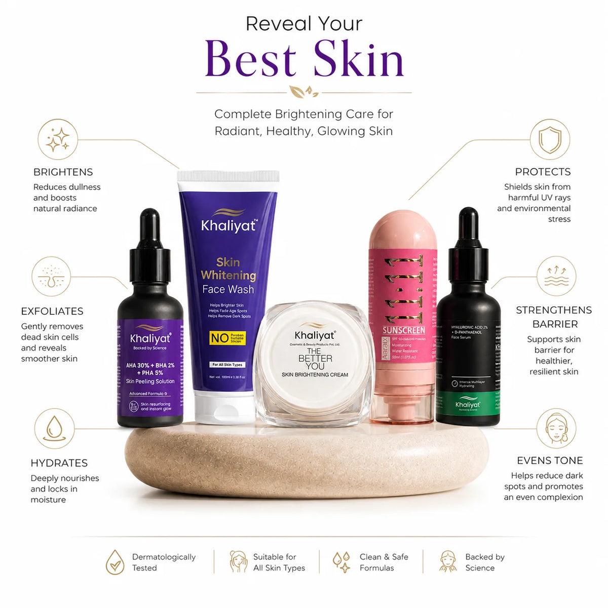 Khaliyat Skin Glow Brightening Kit