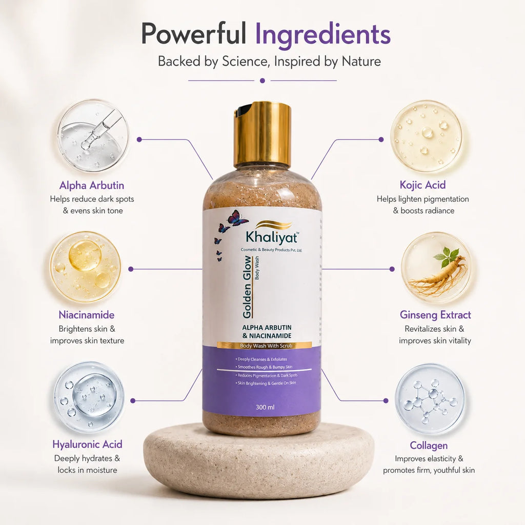 Khaliyat Golden Glow Body Wash