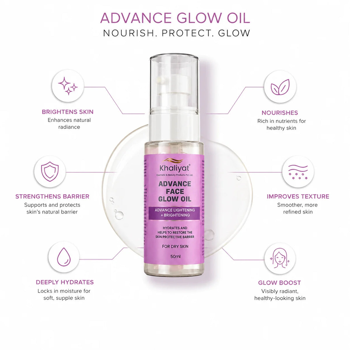 Khaliyat Advance Face Glow Oil