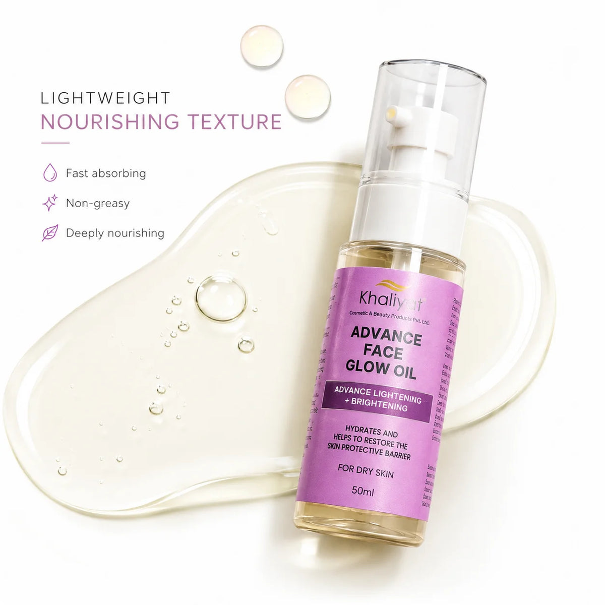 Khaliyat Advance Face Glow Oil