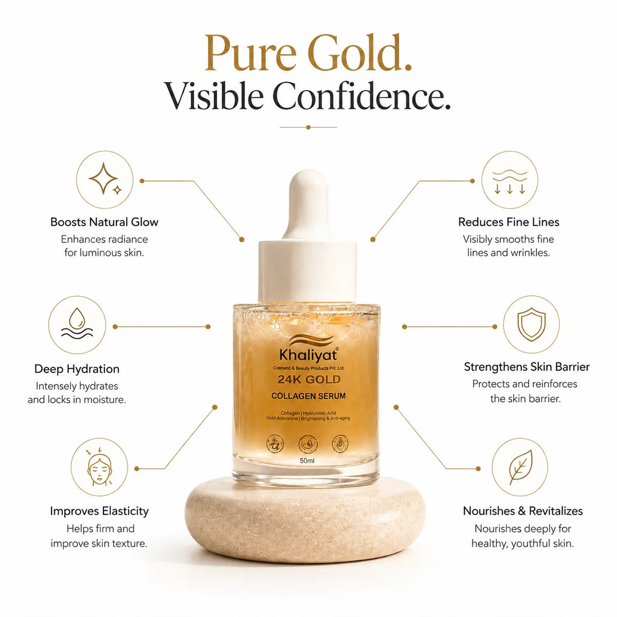 Khaliyat 24K Gold Collagen Serum