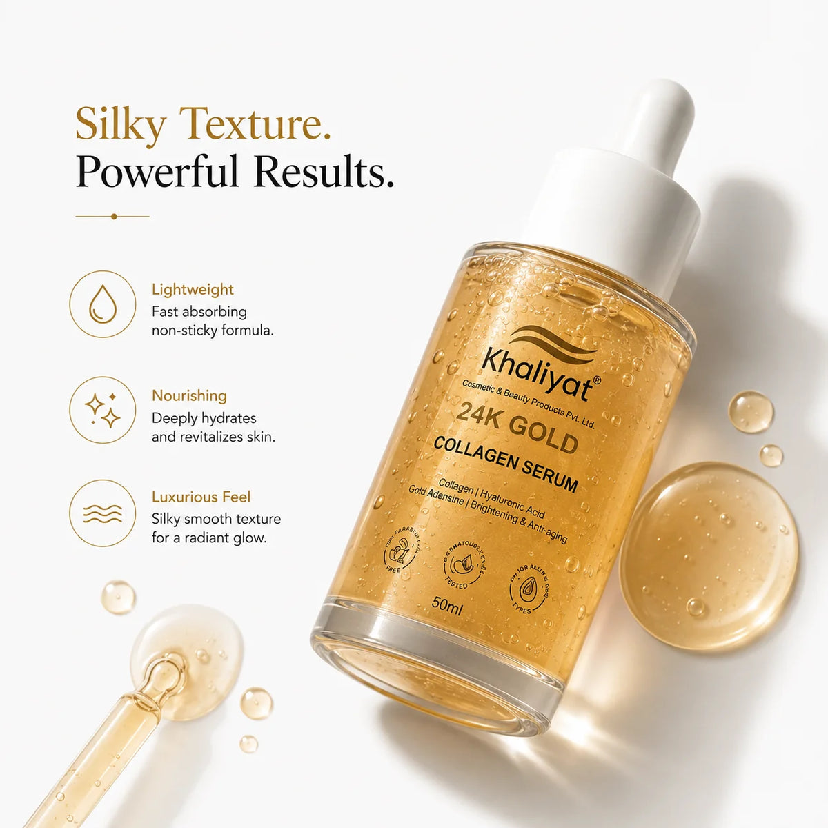 Khaliyat 24K Gold Collagen Serum
